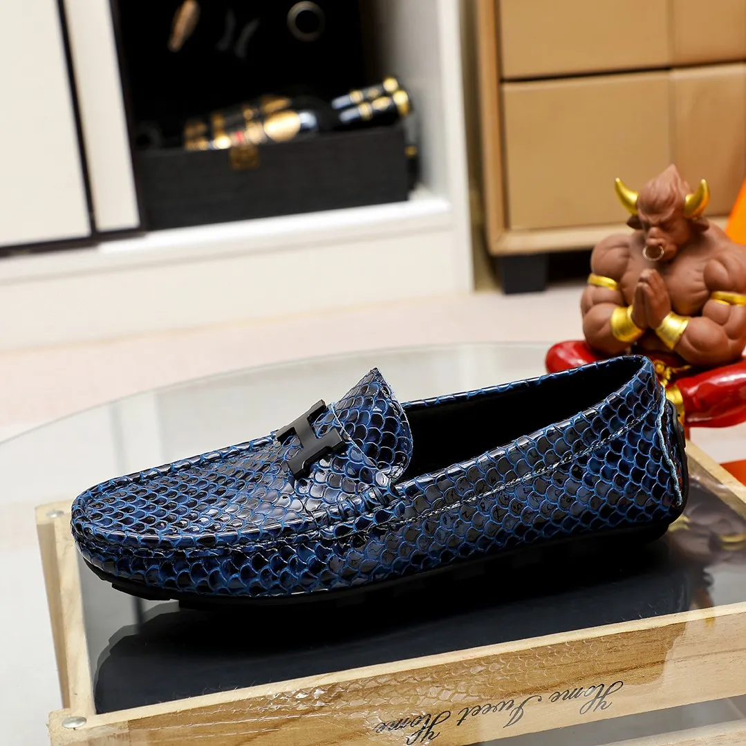 Men's shoes 💰360 🕷🕷【HERMES】The same style as Hermès counters🇨🇳Classic slip-on shoes 1:1 mold opening💯Original quality🍓Using imported first-layer cowhide🍅Pigskin lining🌶🌶Super high-end men's leather shoes🇨🇳Solid and stable Very special🍇 Color, optional! Code number 38-44……